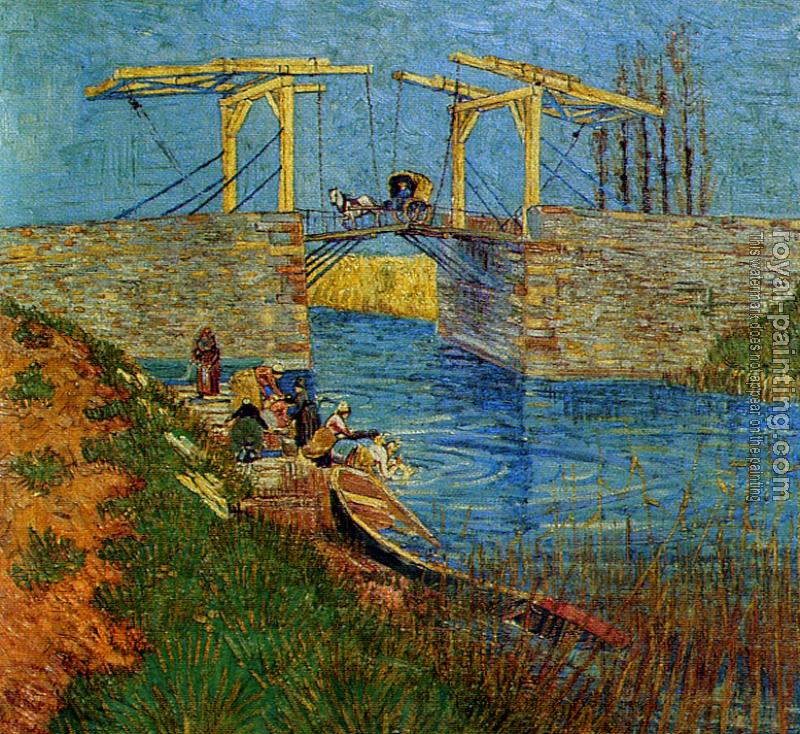 Vincent Van Gogh : Drawbridge with Carriage II